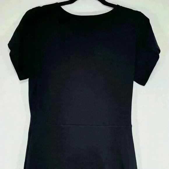 Theory Revolve 100% Pima Cotton Sunly Faux Wrap Mini Dress Minimalist Classic M - Picture 9 of 16